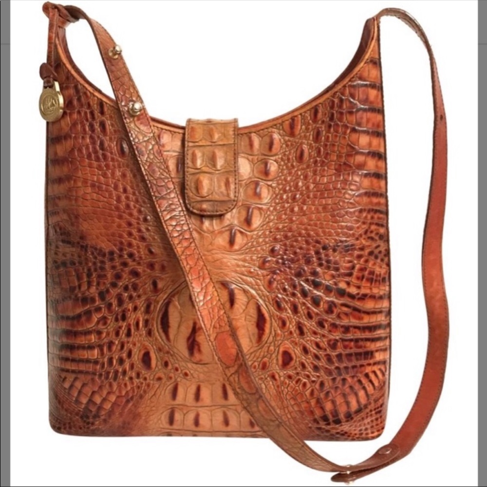 Brahmin Vintage Kendall Toasted Almond Hobo Bag